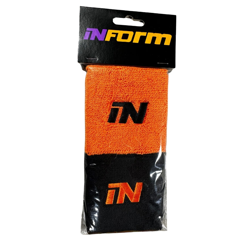 Inform Wristband Short Twin Pack Black Orange