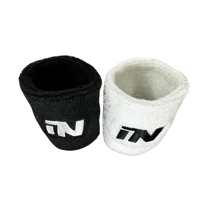 Inform Wristband Short Twin Pack Black White